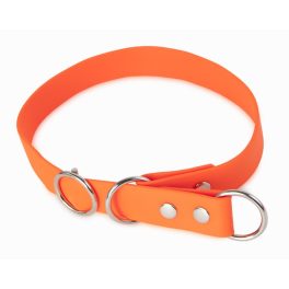   Firedog Sport biothane 25mmx40cm félfojtó nyakörv, narancs színben 