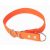 Firedog Sport biothane 25mmx40cm félfojtó nyakörv, narancs színben 