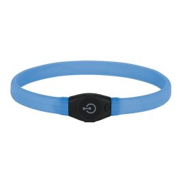 Világító nyakörv Maxi Safe LED kék 1,5cm/65cm