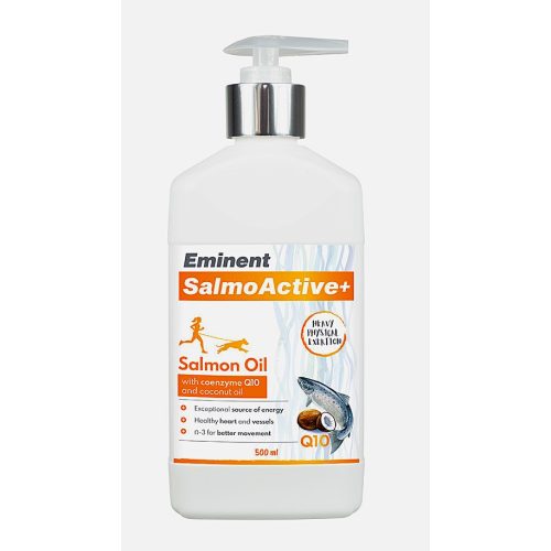 Eminent SalmoActive+ (lazacolaj Q10 koenzimmel és kókuszolajjal) 500 ml