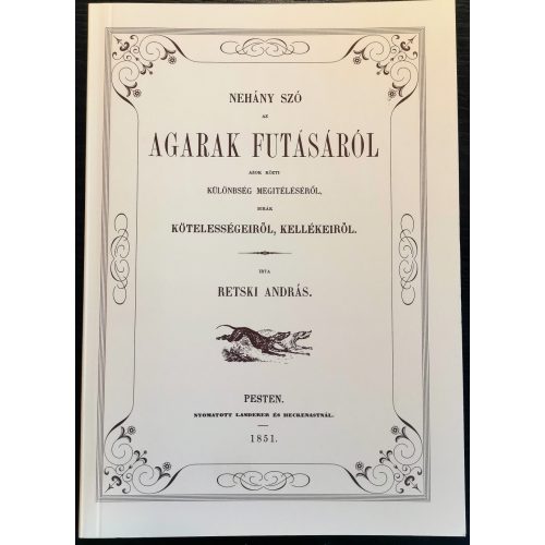 Agarak futásáról - Retski András 1851