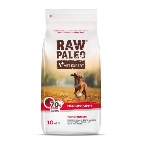Raw Paleo Puppy Medium Beef 10kg