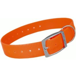   Nyakörv biothane anyagból, 25mmx70cm narancs színű - Dogtrace