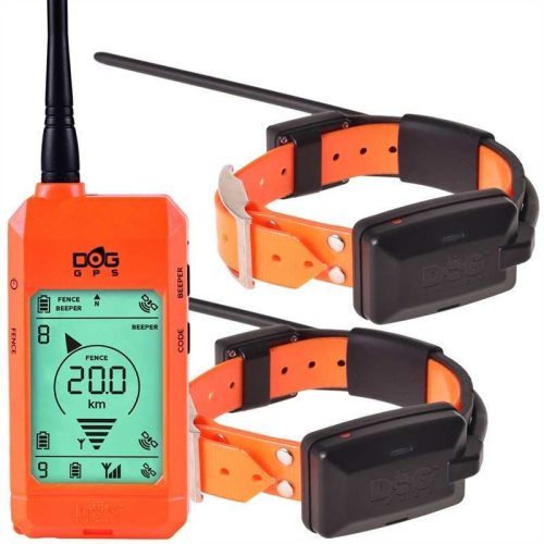 GPS szett DOG GPS X23 Plusz három kutyához Narancs - Dogtrace