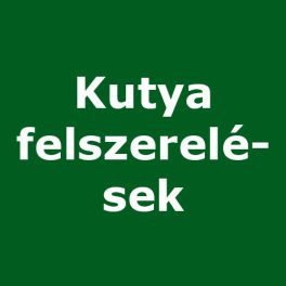 Kutya felszerelések