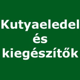 Kutyaeledelek és kiegészítők