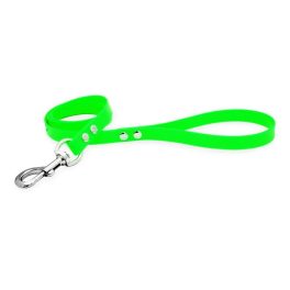   Póráz Polytech 120cm x 16mm világos zöld, szakállas karabínerrel - Arcea